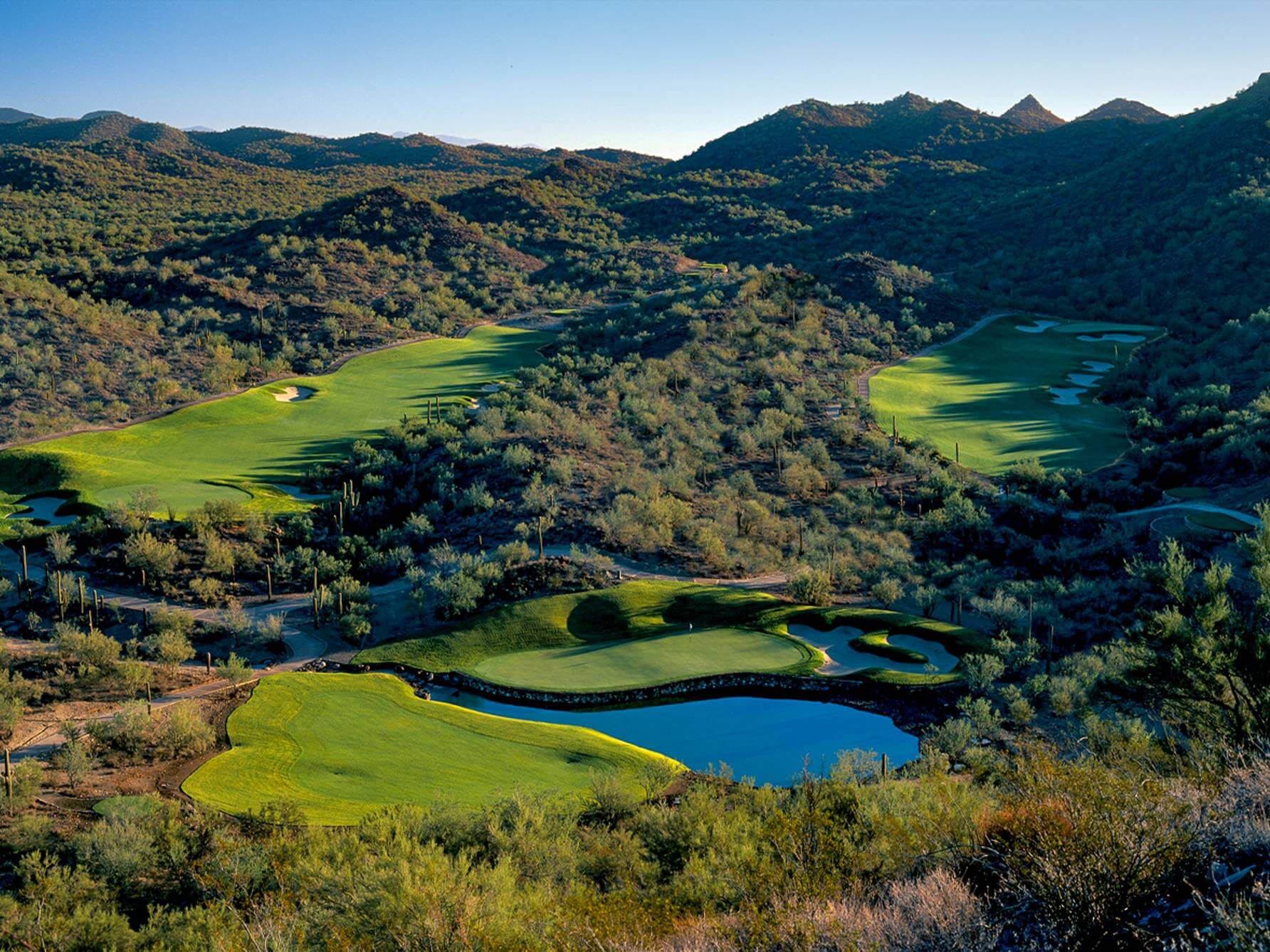 Quintero golf course, a 60 min drive from Saguaro Point in North Scottsdale