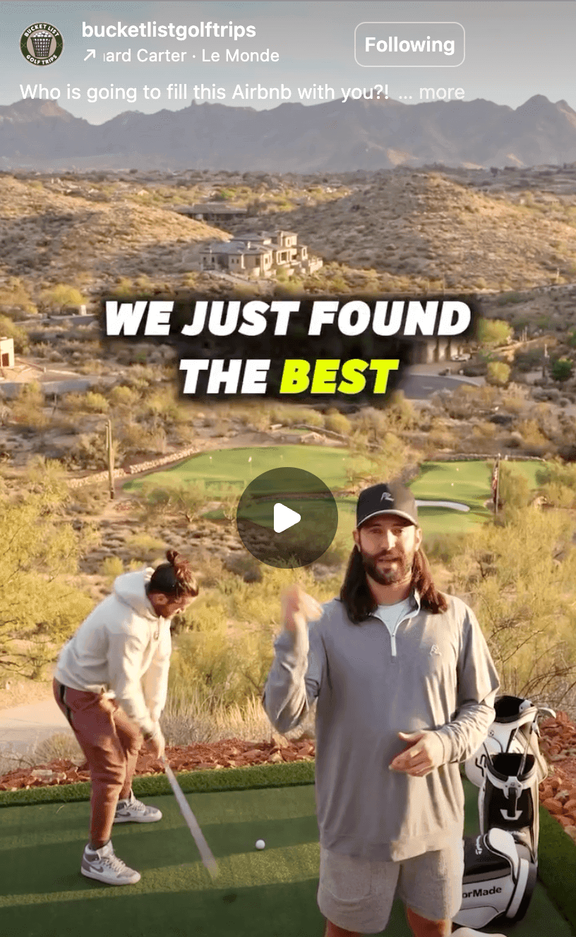 Bucket List Golf Trips